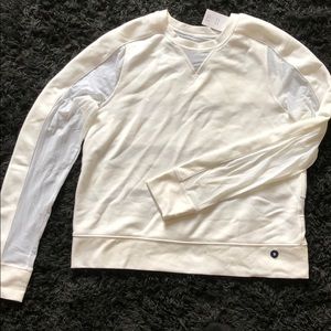 Abercrombie mesh crew neck